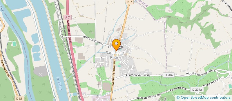 localisation de l'entreprise MONSIEUR FLORENT ARCHIMBAUD  SAULCE-SUR-RHONE