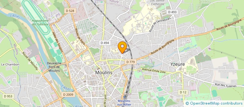 localisation de l'entreprise MONSIEUR FLORENT ASTOUX à MOULINS