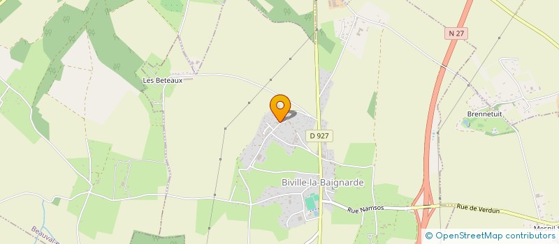 localisation de l'entreprise MONSIEUR FLORENT AUBERT  BIVILLE-LA-BAIGNARDE