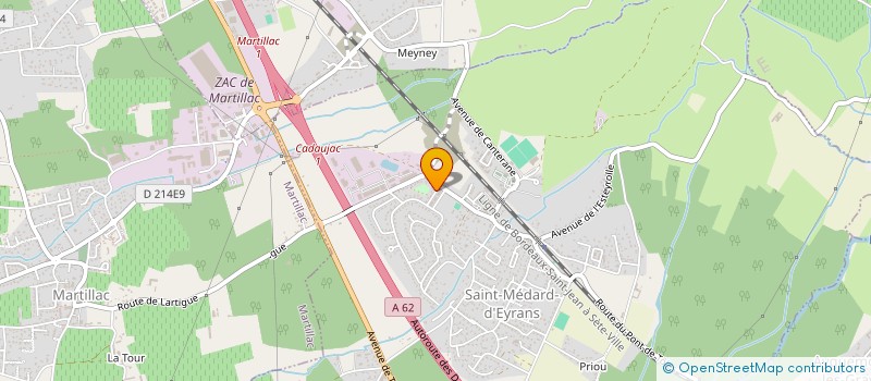 localisation de l'entreprise MONSIEUR FLORENT AUBERT  SAINT-MEDARD-D'EYRANS