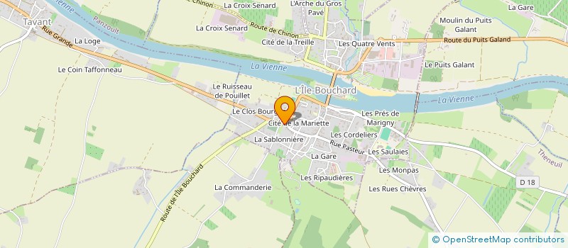 localisation de l'entreprise MONSIEUR FLORENT AUTSON  L'ILE-BOUCHARD