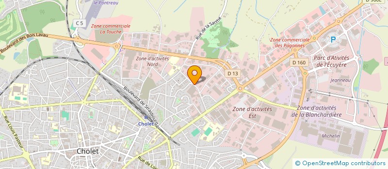localisation de l'entreprise MONSIEUR FLORENT BABIN à CHOLET