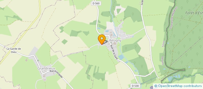 localisation de l'entreprise MONSIEUR FLORENT BACHELART  RESIGNY