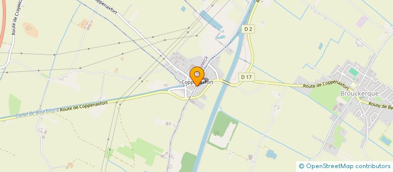 localisation de l'entreprise MONSIEUR FLORENT BAILLIEU  BROUCKERQUE