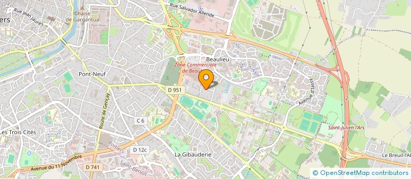 localisation de l'entreprise MONSIEUR FLORENT BARBIER  POITIERS