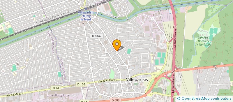 localisation de l'entreprise MONSIEUR FLORENT BARBIERI  VILLEPARISIS