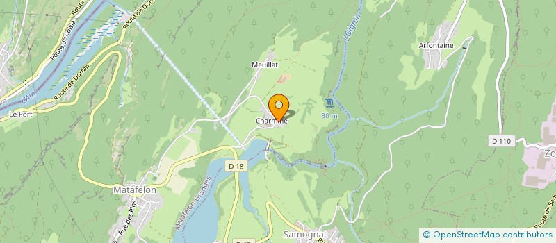 localisation de l'entreprise MONSIEUR FLORENT BARILLA  MATAFELON-GRANGES