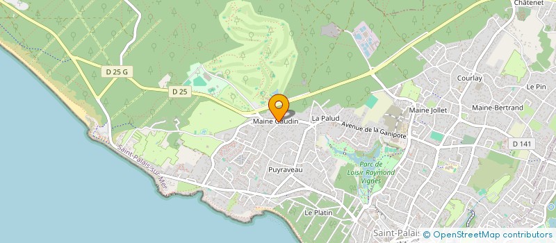 localisation de l'entreprise MONSIEUR FLORENT BARRAL  SAINT-PALAIS-SUR-MER