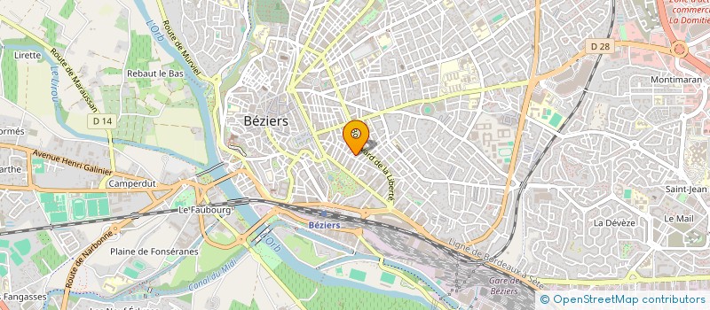 localisation de l'entreprise MONSIEUR FLORENT BARRIER à BEZIERS