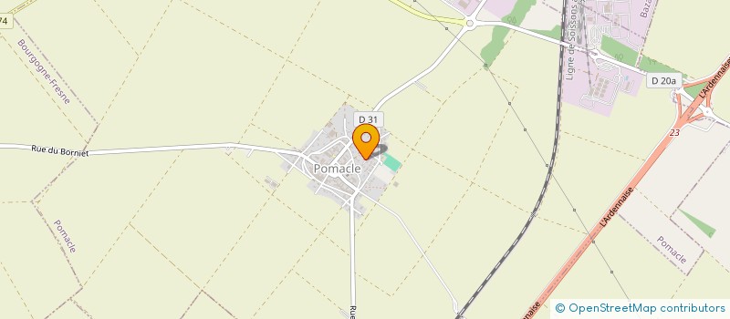 localisation de l'entreprise MONSIEUR FLORENT BARRIEU  POMACLE