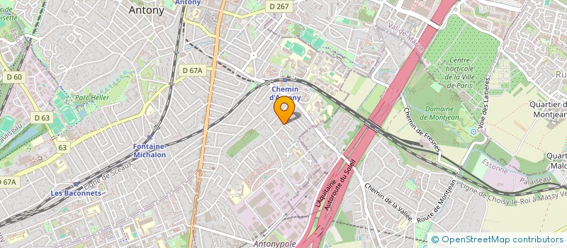 localisation de l'entreprise MONSIEUR FLORENT BAUDUIN  ANTONY
