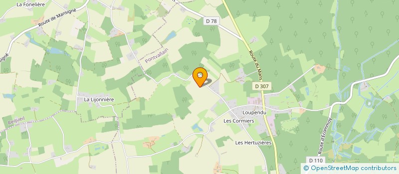 localisation de l'entreprise MONSIEUR FLORENT BEAUFILS  PONTVALLAIN