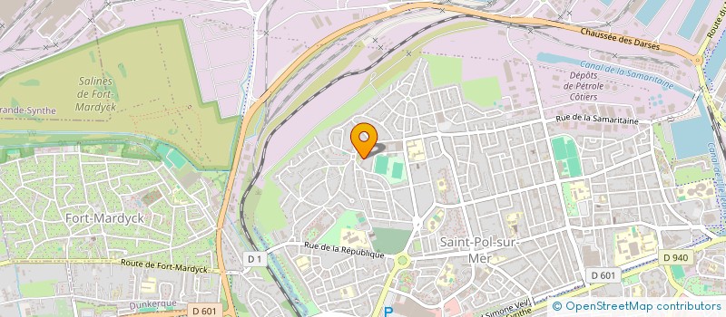 localisation de l'entreprise MONSIEUR FLORENT BECUWE à DUNKERQUE
