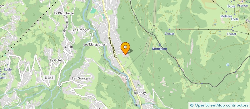 localisation de l'entreprise MONSIEUR FLORENT BEITONE  SAINT GERVAIS LES BAINS