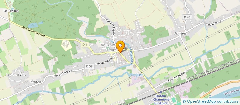 localisation de l'entreprise MONSIEUR FLORENT BELINGAR à VEUZAIN-SUR-LOIRE