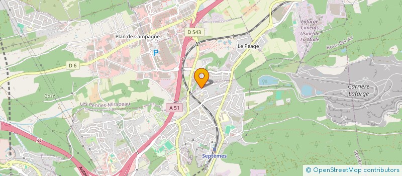 localisation de l'entreprise MONSIEUR FLORENT BELLED  SEPTEMES-LES-VALLONS