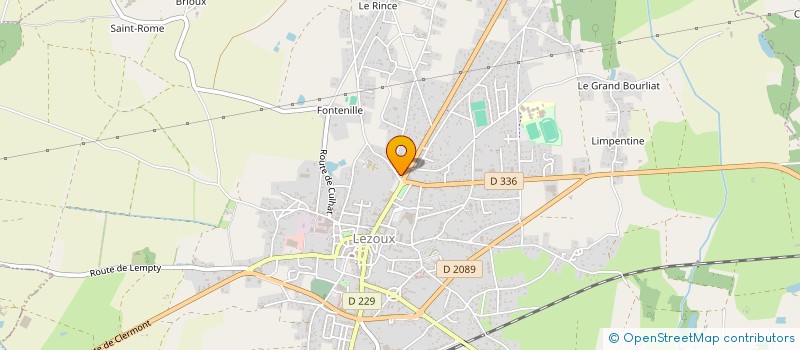 localisation de l'entreprise MONSIEUR FLORENT BENEZIT  LEZOUX