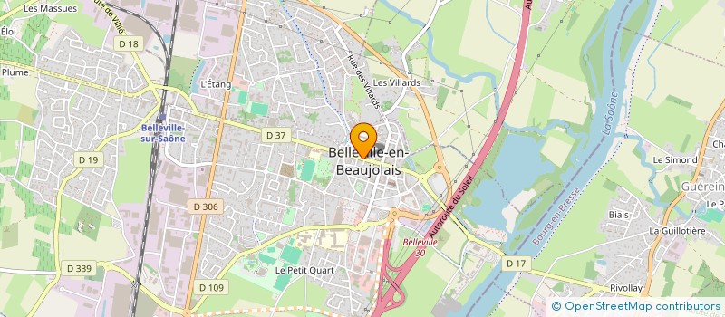 localisation de l'entreprise MONSIEUR FLORENT BERNARD à BELLEVILLE-EN-BEAUJOLAIS