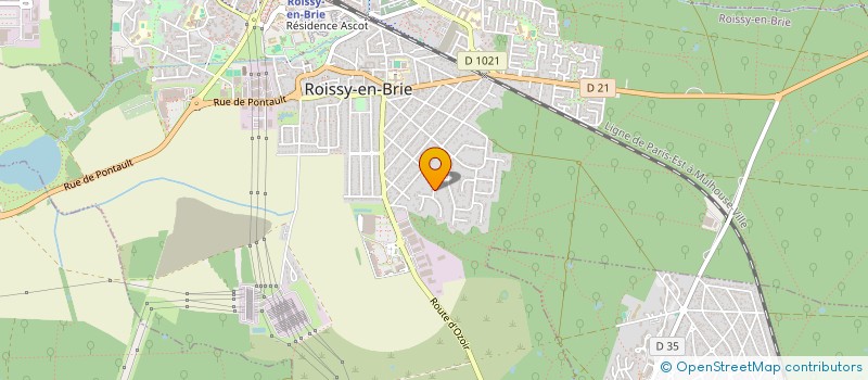 localisation de l'entreprise MONSIEUR FLORENT BERNARD à ROISSY-EN-BRIE