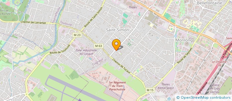 localisation de l'entreprise MONSIEUR FLORENT BERNARD  TOULOUSE