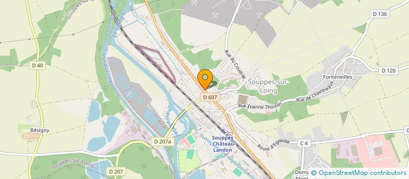 localisation de l'entreprise MONSIEUR FLORENT BERTHUY  SOUPPES-SUR-LOING