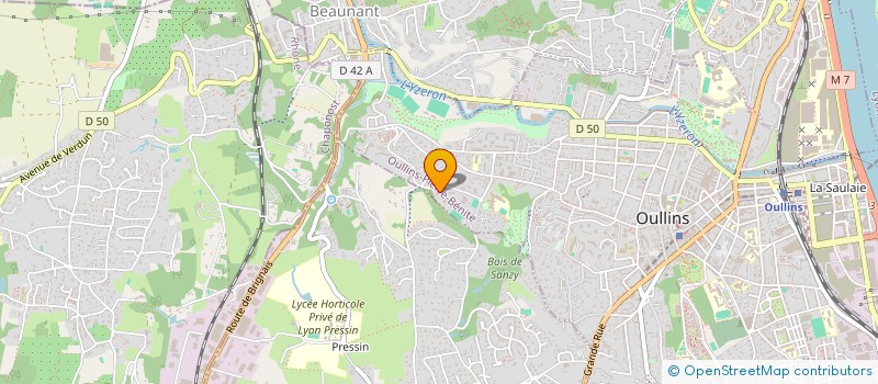 localisation de l'entreprise MONSIEUR FLORENT BERTRAND  OULLINS-PIERRE-BENITE