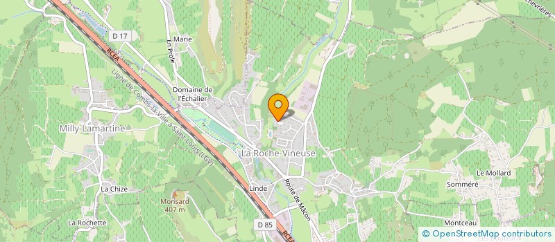 localisation de l'entreprise MONSIEUR FLORENT BIDAUT à LA ROCHE-VINEUSE