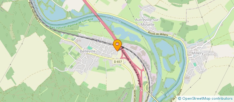 localisation de l'entreprise MONSIEUR FLORENT BIENAIME  BELLEVILLE