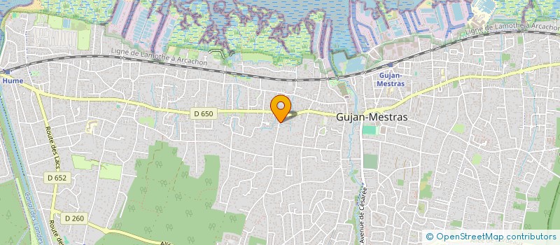 localisation de l'entreprise MONSIEUR FLORENT BIJAYE  GUJAN-MESTRAS