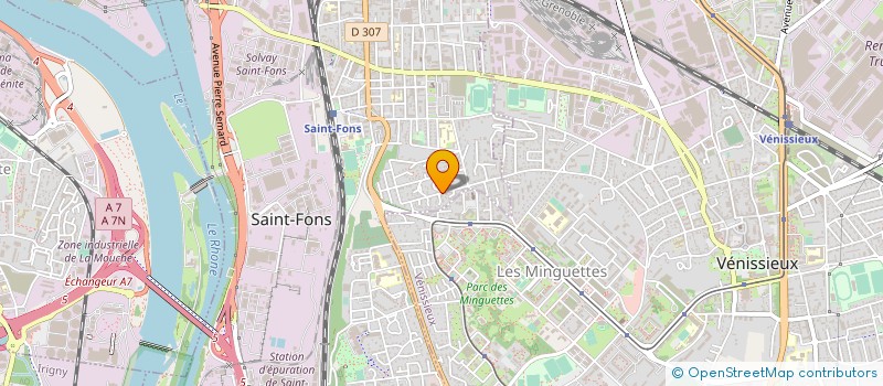 localisation de l'entreprise MONSIEUR FLORENT BITTLER  SAINT-FONS