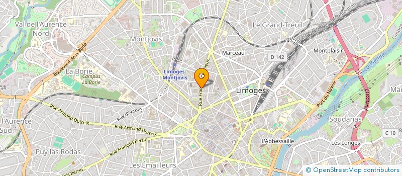 localisation de l'entreprise MONSIEUR FLORENT BLANCHER à LIMOGES