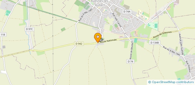 localisation de l'entreprise MONSIEUR FLORENT BLAS  AVESNES-LES-AUBERT