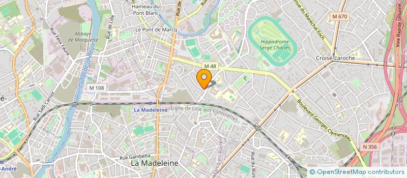 localisation de l'entreprise MONSIEUR FLORENT BLERVAQUE à MARCQ-EN-BARŒUL