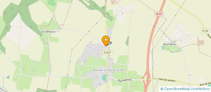 localisation de l'entreprise MONSIEUR FLORENT BLIN  BIVILLE-LA-BAIGNARDE