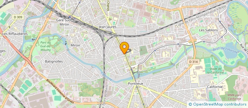 localisation de l'entreprise MONSIEUR FLORENT BLU  LE MANS