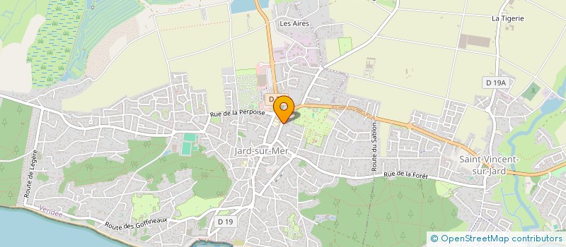 localisation de l'entreprise MONSIEUR FLORENT BLUTEAU  SAINT-VINCENT-SUR-JARD