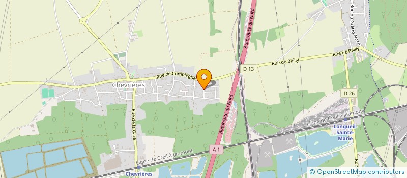 localisation de l'entreprise MONSIEUR FLORENT BOITEL  CHEVRIERES