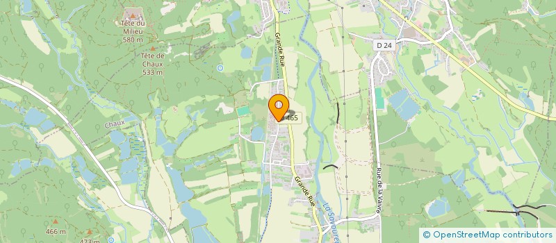 localisation de l'entreprise MONSIEUR FLORENT BONARDI  CHAUX