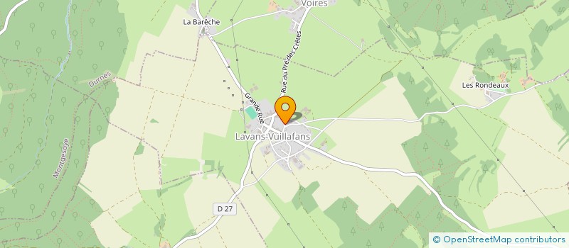 localisation de l'entreprise MONSIEUR FLORENT BONNEFOY à LAVANS-VUILLAFANS