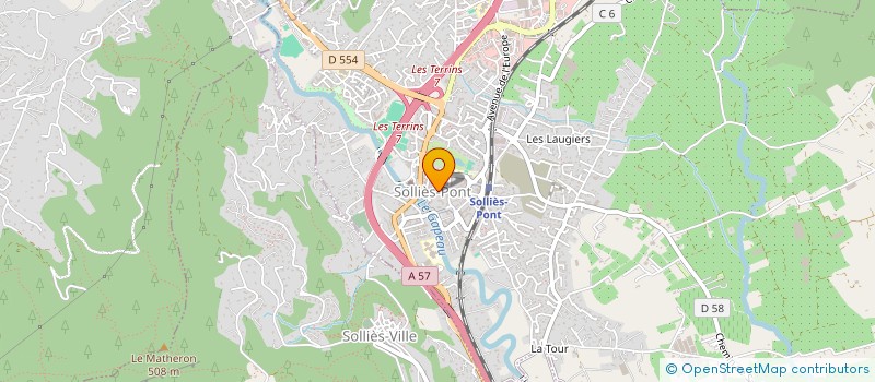 localisation de l'entreprise MONSIEUR FLORENT BONNIN à SOLLIES-PONT