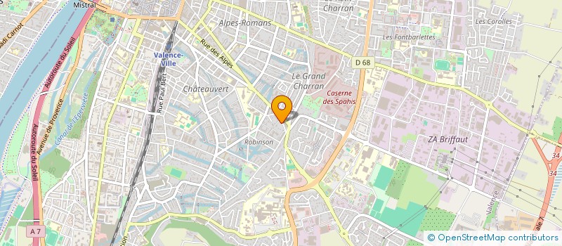 localisation de l'entreprise MONSIEUR FLORENT BONSANG  VALENCE