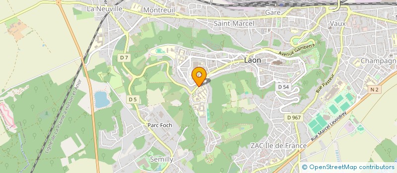 localisation de l'entreprise MONSIEUR FLORENT BORON à LAON