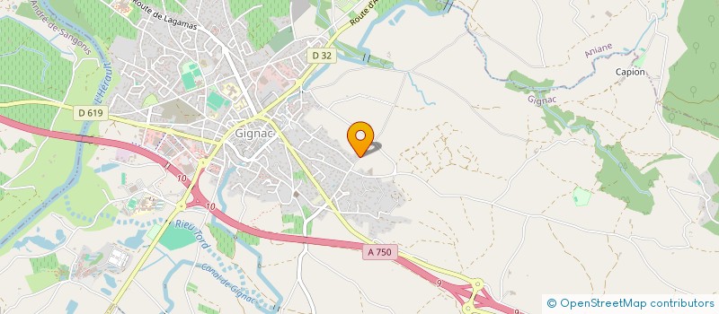localisation de l'entreprise MONSIEUR FLORENT BOSSUET à GIGNAC