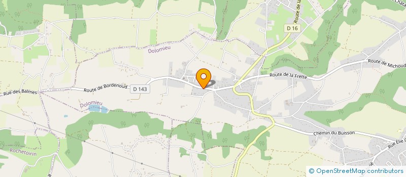 localisation de l'entreprise MONSIEUR FLORENT BOUCHARD  DOLOMIEU