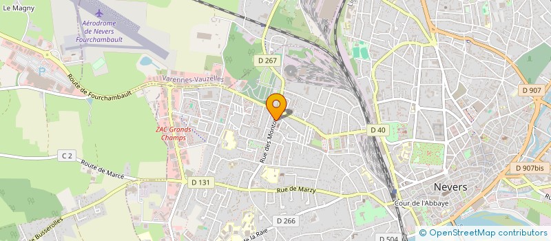 localisation de l'entreprise MONSIEUR FLORENT BOUDON à NEVERS