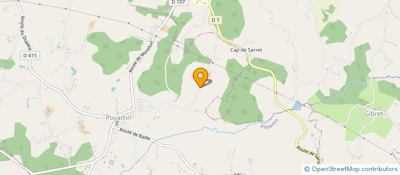 localisation de l'entreprise MONSIEUR FLORENT BOUIN  POYARTIN