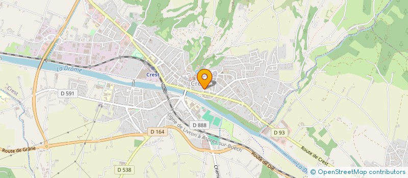 localisation de l'entreprise MONSIEUR FLORENT BOULEY  CREST