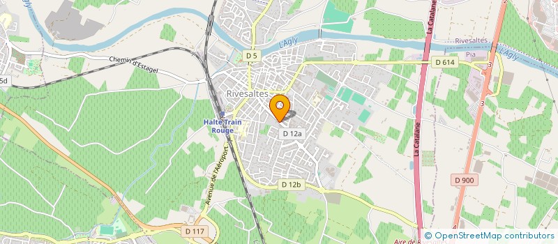 localisation de l'entreprise MONSIEUR FLORENT BOULEY  RIVESALTES