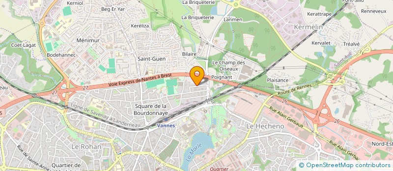 localisation de l'entreprise MONSIEUR FLORENT BOURDAIS à VANNES