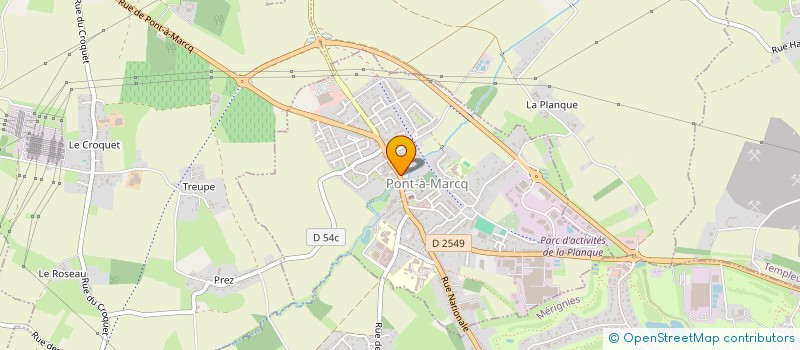 localisation de l'entreprise MONSIEUR FLORENT BOURGEOIS  PONT-A-MARCQ